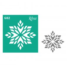 Трафарет багаторазовий самоклеючий "Rosa Talent" Новий рік 9х10см №682/3625251