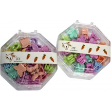 Набір заколок у пеналі,6,5ї7х2,5см №A0346(12)(360)