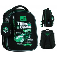 Рюкзак каркасний "Kite" Education 555 Hot Wheels 2від.,3карм. №HW26-555S(4)