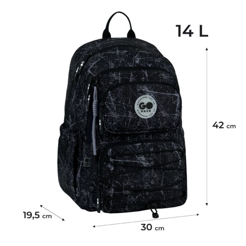 Рюкзак "GoPack" Education 120M-3 Shadow 2від. 4карм. №GO26-120M-3(10)