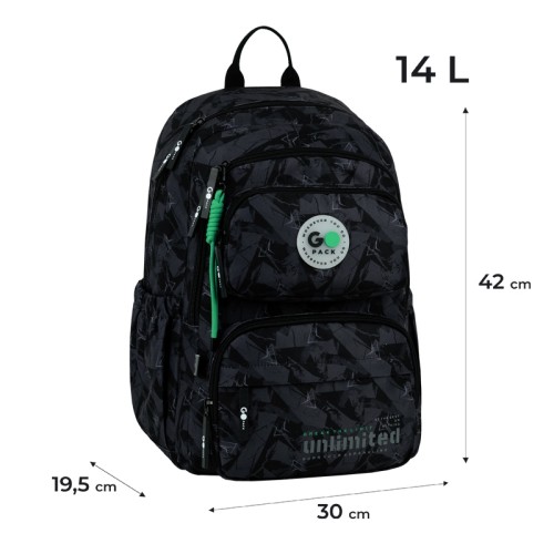 Рюкзак "GoPack" Education 120M-4 Unlimited 2від. 5карм. №GO26-120M-4(10)