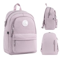 Рюкзак "GoPack" Education Teens 2від.,4карм. 141L пудровий №GO26-141L-2(10)
