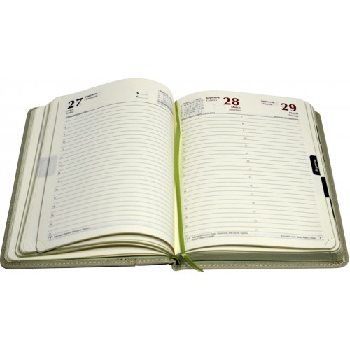 Щоден. А5 "Buromax" дат2026 Savana оливковий №BM.21148-36(20)