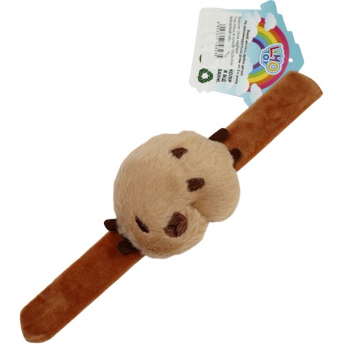 Браслет 24см,капібара 7см,плюш,в кульку,10х24х3см №Bra0448(140)