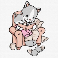 Картини по номерах акрил. для дітей "Казки на ніч" 25х25см №KHO6166/Ідейка/