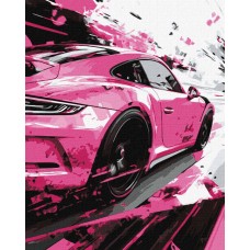 Картини по номерах акрил. "Рожевий стиль" 40х50см №KHO5156/Ідейка/