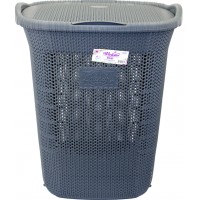 Корзина для білизни "Violet House" 65л antrasit,з кришкою №0261/0473