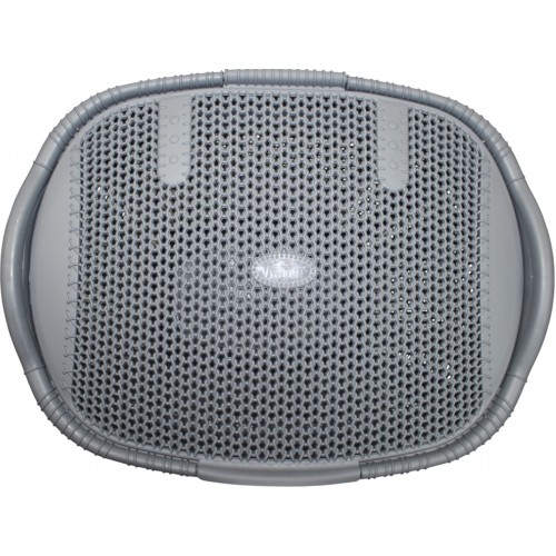 Корзина для білизни "Violet House" 65л antrasit,з кришкою №0261/0473