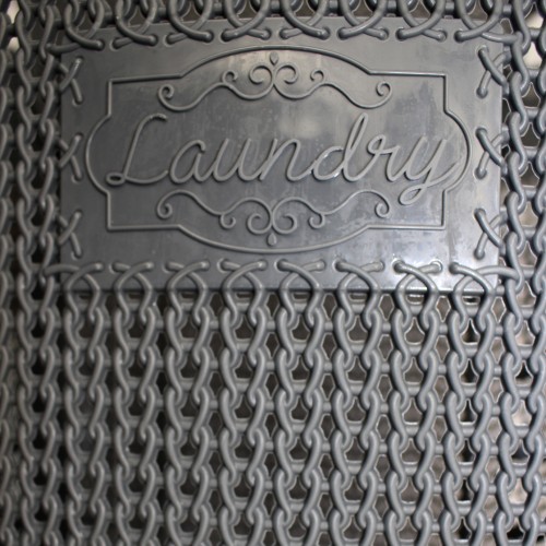 Корзина для білизни "Violet House" 65л antrasit,з кришкою №0261/0473