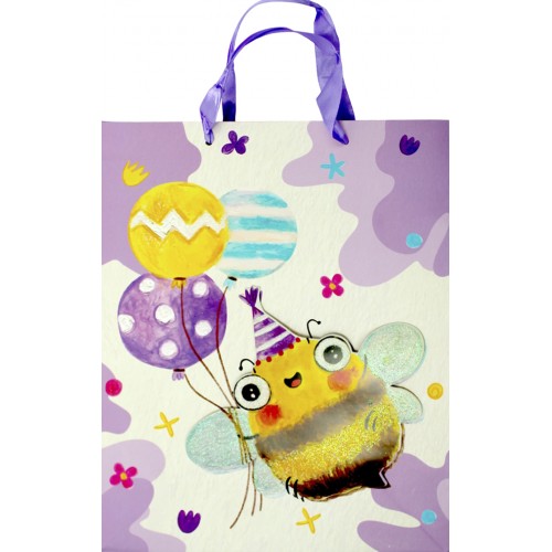 Пакет подарунковий папер. 26х10х32см,96-5M №WB-7816/7801-M/461375/Leader/(12)