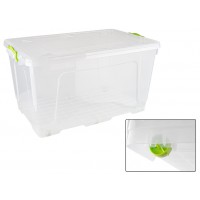 Контейнер для харч. прод. пласт. "Big box" 80л на коліщатках прямокут. №105036