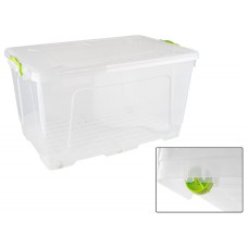 Контейнер для харч. прод. пласт. "Big box" 80л на коліщатках прямокут. №105036