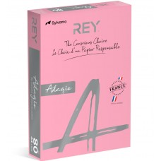 Папір кольор. А4 80г/м середн. REY Adagio Candy 05 (рожевий)(10)