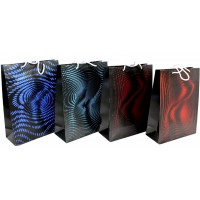 Пакет подарунковий папер. 24,5х9,5х32см мікс,4 види №P-L031/461510/Лідер/(12)