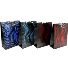 Пакет подарунковий папер. 24,5х9,5х32см мікс,4 види №P-L031/461510/Лідер/(12)
