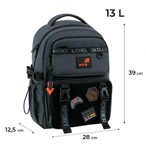 Рюкзак "Kite" Education 1022 Game Zone 1від.,5карм. №K26-1022M-3(6)