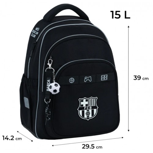 Рюкзак "Kite" Education 763M FC Barcelona 3від.,2карм. №BC26-763M(6)