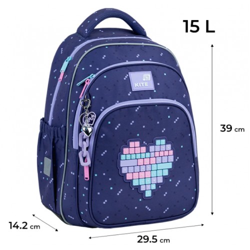 Рюкзак "Kite" Education 763M Type Love 3від.,2карм. №K26-763M-2(6)