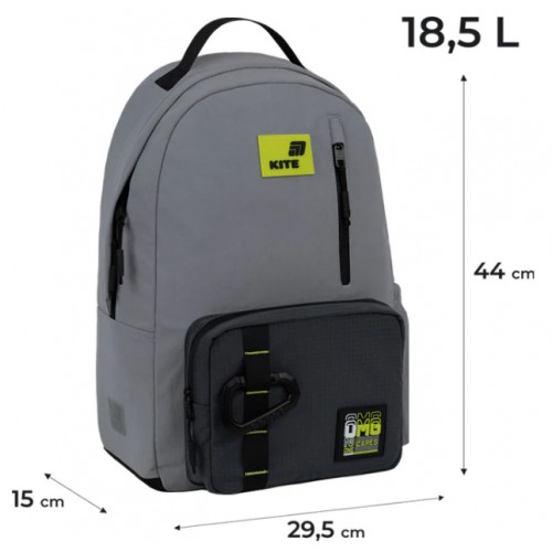 Рюкзак "Kite" Education teens 949L No One Cares 1від.,4карм. №K26-949L-2(10)