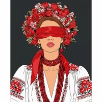 Картини по номерах "Santi" Українська муза 40х50см №955752