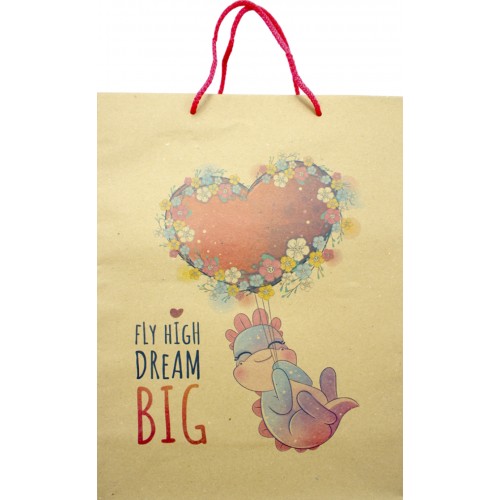 Пакет подарунковий крафт еко (10) XLL-1