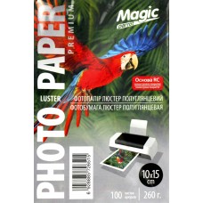 Фотопапір "Magic" Superior А6 260г/м2 преміум люстер напівглянець (100)