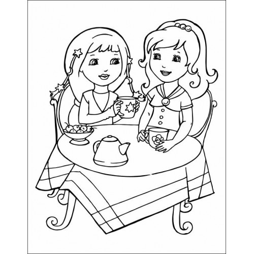 Книжка А4 "Велика книга розмальовок : Дівчатка та квіти" №4219/Ранок/(10)