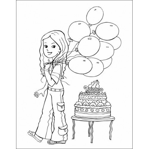 Книжка А4 "Велика книга розмальовок : Дівчатка та квіти" №4219/Ранок/(10)