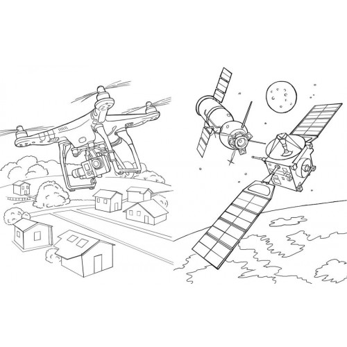 Книжка А4 "Велика книга розмальовок : Техніка та транспорт" №4226/Ранок/(10)