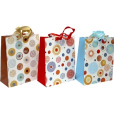 Пакет подарунковий папер. 18х23х8см,4 види №2212S/460852/Лідер/(12)