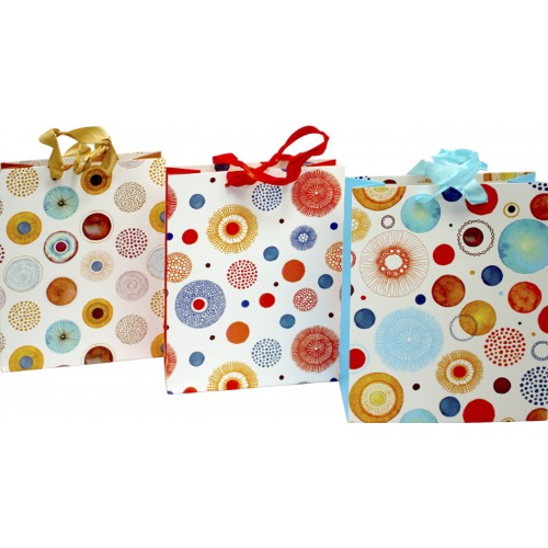 Пакет подарунковий папер. 18х23х8см,4 види №2212S/460852/Лідер/(12)