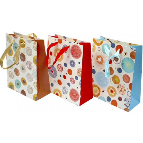 Пакет подарунковий папер. 18х23х8см,4 види №2212S/460852/Лідер/(12)