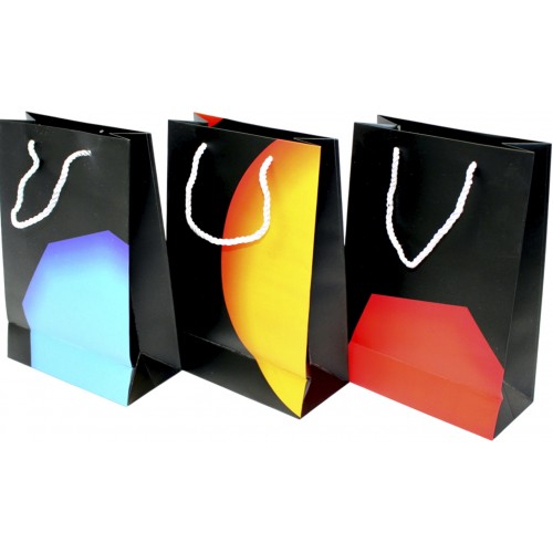 Пакет подарунковий папер. 17,5х7,5х25,5см,4 види №P-M005/461511/Лідер/(12)