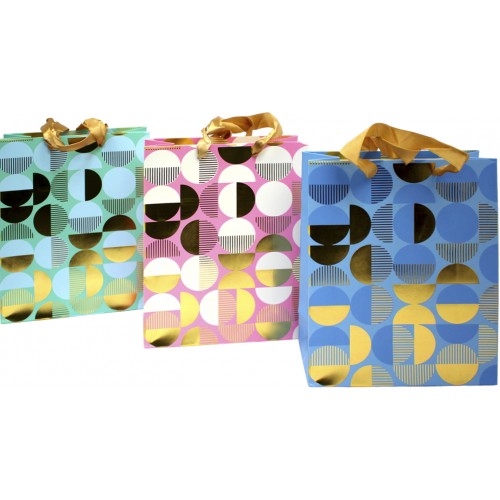 Пакет подарунковий папер. 18х23х8см,4 види №2234S/460858/Лідер/(12)