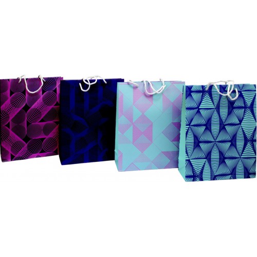 Пакет подарунковий папер. 24,5х9,5х32см №P-L025/461508/Лідер/(12)