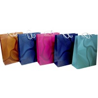 Пакет подарунковий папер. 24,5х9,5х32см,5 видів №P-L028/461509/Лідер/(12)