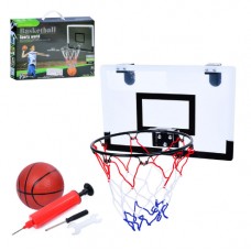 Баскетбольне кільце метал. 25см,сітка,м'яч,насос,в кор-ці,40х26,5х6,5см №MR1184(8)