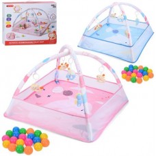 Килимок для малюків,з брязкальцями,кульками,в кор-ці,53х46х10см №1688-112(8)