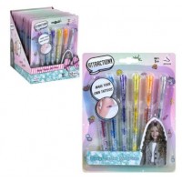 Косметика: набір для тату, набір ручок 6шт,в дисплеї 16х21х21см №J-1168B(12)(96)