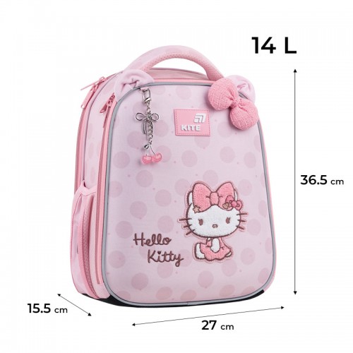 Рюкзак каркасний "Kite" Education Hello Kitty 2від.,2карм. №HK26-555S-2(4)