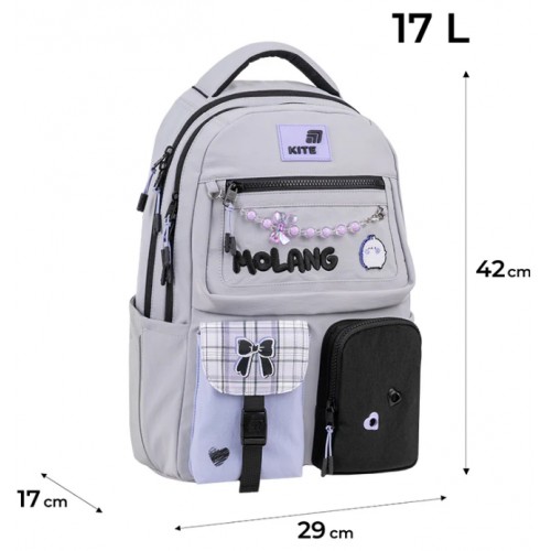 Рюкзак "Kite" Education teens Molang 2від.,6карм. №ML26-2587M(10)