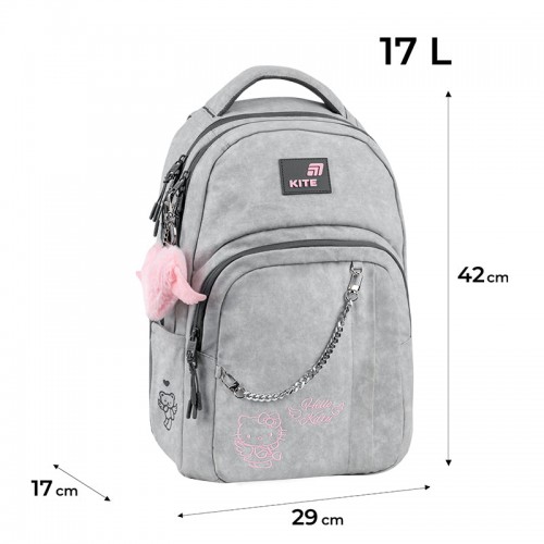 Рюкзак "Kite" Education teens Hello Kitty 3від.,4карм. №HK26-2578M(10)