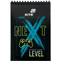 Блокнот пруж. А6 48арк. б/лін. Next Level №K26-196-2/Kite/(20)