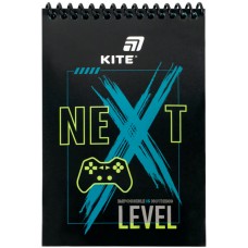 Блокнот пруж. А6 48арк. б/лін. Next Level №K26-196-2/Kite/(20)