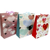 Пакет подарунковий папер. 26х10х32см,96-17M №EE-2342-L/461387/Leader/(12)