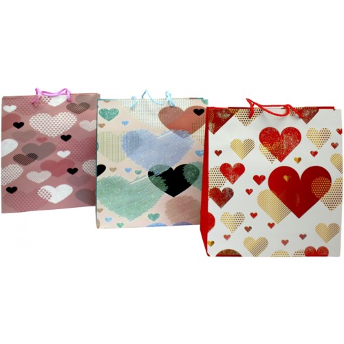 Пакет подарунковий папер. 26х10х32см,96-17M №EE-2342-L/461387/Leader/(12)