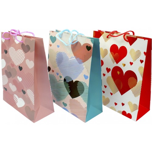 Пакет подарунковий папер. 26х10х32см,96-17M №EE-2342-L/461387/Leader/(12)