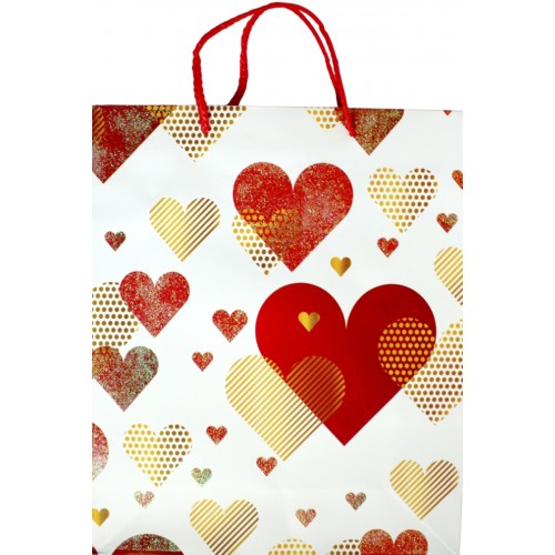 Пакет подарунковий папер. 26х10х32см,96-17M №EE-2342-L/461387/Leader/(12)