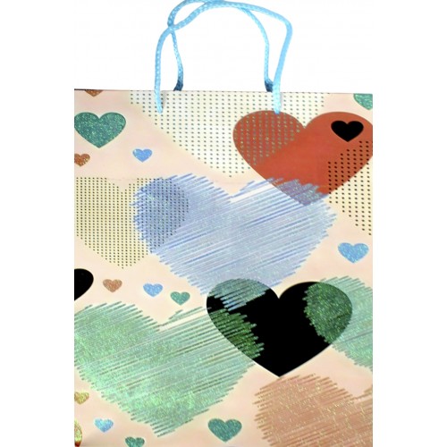 Пакет подарунковий папер. 26х10х32см,96-17M №EE-2342-L/461387/Leader/(12)