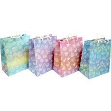 Пакет подарунковий папер. 18х23х10см,4 види №6859/461473/Лідер/(12)